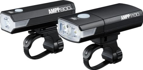 Cateye AMPP1100 and AMPP800 Front Lights Black