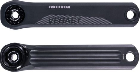 Rotor Cranks Arms Vegast 3D+ Black
