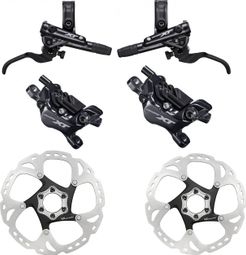 Pair of Brakes Shimano XT M8120 R sine (without disc) 170cm 100cm Black With Shimano XT Disc Brake SM RT 86 203 mm + 180 mm