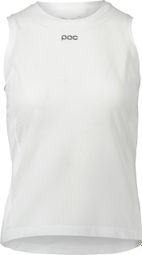 Camiseta sin mangas Poc Essential Layer Hydrogen Blanco para mujer