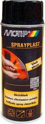 Bombe de peinture pelable Spraylast noir BRILLANT Motip 400ml .