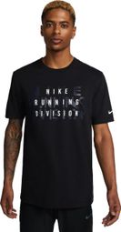 Camiseta de manga corta <strong>Nike Dri-Fit</strong> Run Division Negra