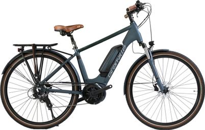 Granville E-Urban 30 Man Bicicleta eléctrica de ciudad Shimano Tourney/Altus 7S 400 Wh 700 mm Gasolina Azul Mate 2023