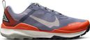 Nike React Wildhorse 8 Grey Orange Trail Running Shoes