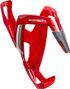 Elite Bottle Cage Custom Race+ Red Glossy. White graphic