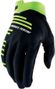 100% R-Core Black / Lime Long Gloves