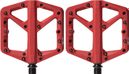 Pair of pedals CRANKBROTHERS STAMP 1 Red