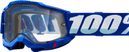 Maschera 100% ACCURI 2 Enduro MTB | Blu | Vetri trasparenti