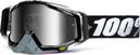 100% Racecraft Abyss Goggle Black Frame Mirror Silver Lens