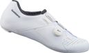 Par de zapatillas de carretera Shimano RC300 Blanco