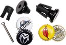 SB3 Bar End Plugs with Insert for Beer Black