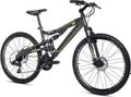 Bicicletta EQX 26' Moma Bikes, Alluminio. SHIMANO 24V, Freni a Disco, Doppie sospensioni