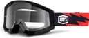 100% STRATA Goggle Slash - Clear Lens