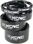 <strong>Kit de gestión KCNC Distanciadores Alu LIGHT</strong> 1'' 1/8 Negro 3/5/10/14/20 mm
