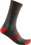 Castelli Superleggera T 18 Socks Khaki / Red