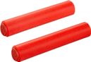 Pair of Supacaz Siliconez XL Grips Fluorescent Red