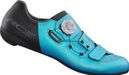 Paire de Chaussures Route Femme Shimano RC502 Bleu Turquoise