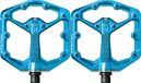 Pair of Crankbrothers Stamp 7 Pedals Blue