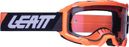 LEATT Velocity 4.5 Maske - Neon Orange - Klarer Bildschirm 83%