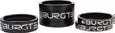 Burgtec Steering Spacer Kit Black (5mm x2. 10mm. 20mm)