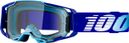 100% Armega Royal Blue Goggle - Clear Screen