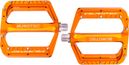 Burgtec Penthouse MK5 Flat Pedals Iron Bro Orange