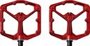 CRANK BROTHERS Pair of pedals STAMP Red