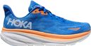 Hoka Clifton 9 Running Shoes Blue Orange