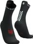Chaussettes Compressport Pro Racing Socks v4.0 Run High Noir/Blanc/Rouge