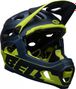 Bell Super DH Mips Helmet with Removable Chinstrap Blue Yellow 2021