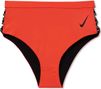 Nike Swim Cheeky Slip Bikini a vita alta arancione