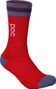 Poc Essential Mid Length Socks Calcite Blue / Prismane Red