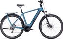 Vélo de Ville Électrique Cube Kathmandu Hybrid One 625 Shimano Deore 10V 625 Wh 700 mm Bleu 2023