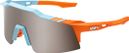 100% Speedcraft SL Soft Tact Azul / Naranja - Lentes HiPER Mirror Silver