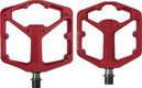 Paire de Pedales Plates CRANKBROTHERS STAMP 2 Rouge