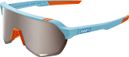 100% Gafas S2 - Soft Tact Two Tone - Lentes HiPER Silver Mirror