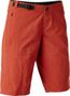 Pantalones cortos Fox Ranger Iner para mujer, rojo