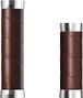 Paire de Grips Brooks England Slender Leather Grips 130/100 mm Marron