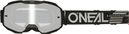 Masque O'Neal B-10 Solid Noir Ecran Silver Mirror