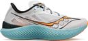 Chaussures de Running Saucony Endorphin Pro 3 Blanc Bleu Orange