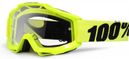 100% Goggle ACCURI Fluo Yellow Frame Clear Lens