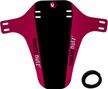 MUCKY NUTZ FACE FENDER Front Mud Guard Black Pink