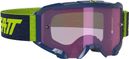 Leatt Velocity 4.5 Iriz Mask Navy Blue - Purple Screen