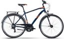 R Raymon TourRay 1.0 Bicicletta da trekking Shimano Tourney 7S 700 mm Blu Arancione 2023