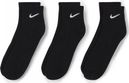 Unisex Nike Everyday Cushioned Socks Black