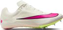 Nike Zoom Rival Sprint White Pink Yellow Unisex Track &amp; Field Shoes