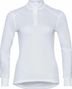 Camiseta interior mujer Odlo Active Warm Eco Zip manga larga blanco
