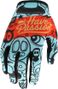 Evolve Passion Cyan / Red gloves