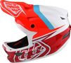 Troy Lee Designs D3 Fiberlite Slant Red Helmet